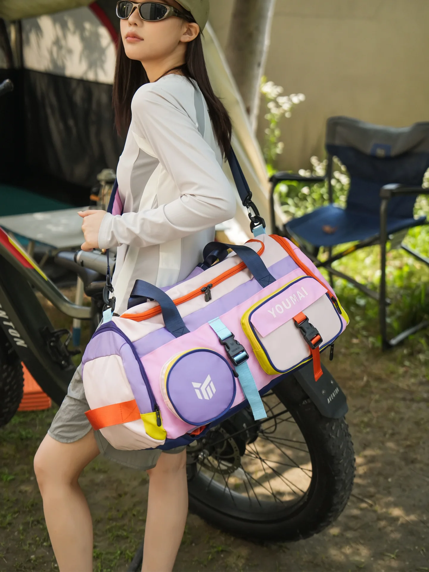 sac-a-dos-grande-capacite-pour-courts-sejours-avec-poignee-telescopique-sac-de-cabine-sac-de-sport-d'exterieur-pour-l'escalade-et-le-fitness-en-toile-style-sportif