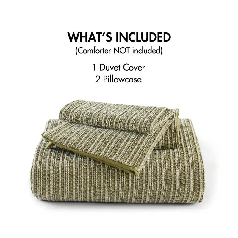 طقم لحاف مغسول بالكامل/الملكة مكون من 3 قطع