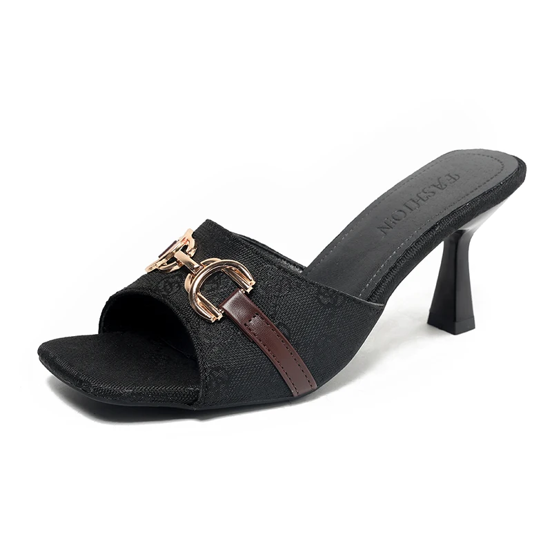 2026 Sommer Neue Übergrößen-Mode Off-Shoulder High Heel Sandalen