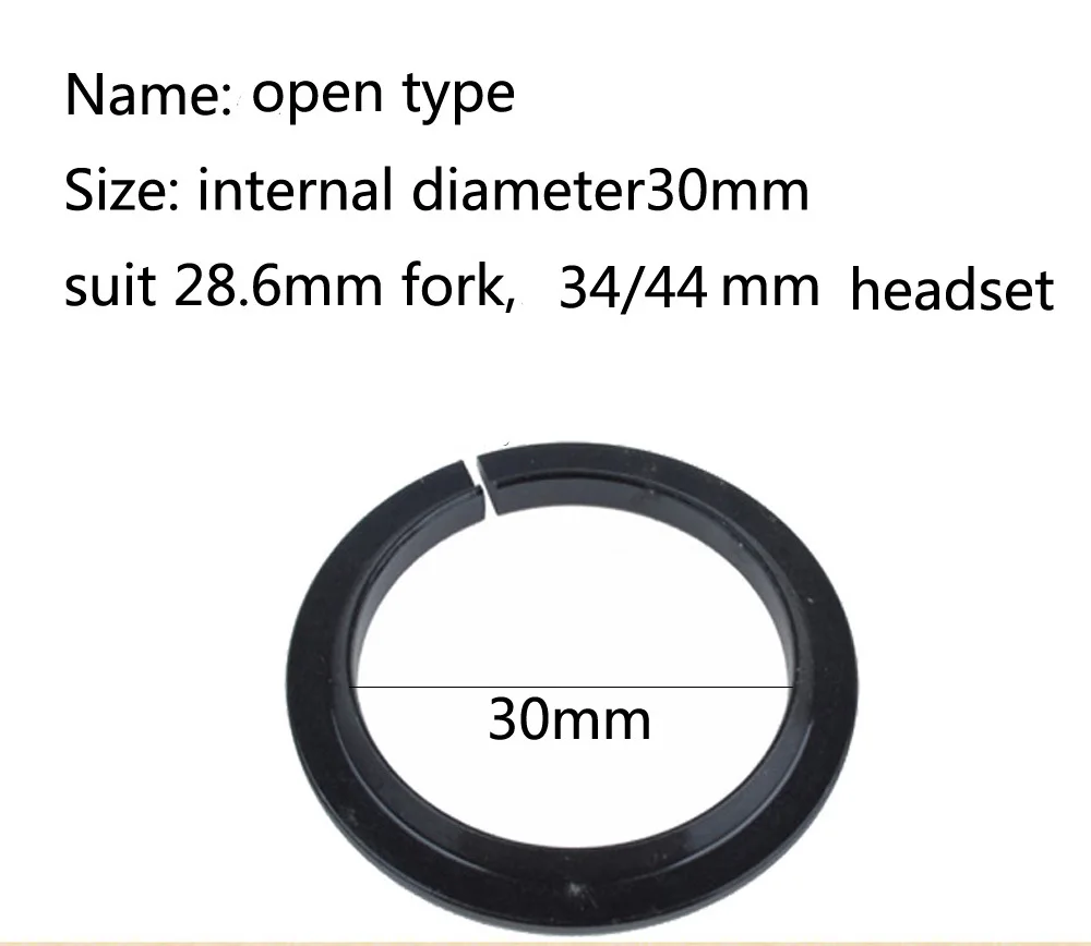 1pc Bike Headset Base Spacer Bike Headset Washer Bicycle Parts Fine Tuning Washer 44mm/34mm Headset for 28.6mm Straight Fork