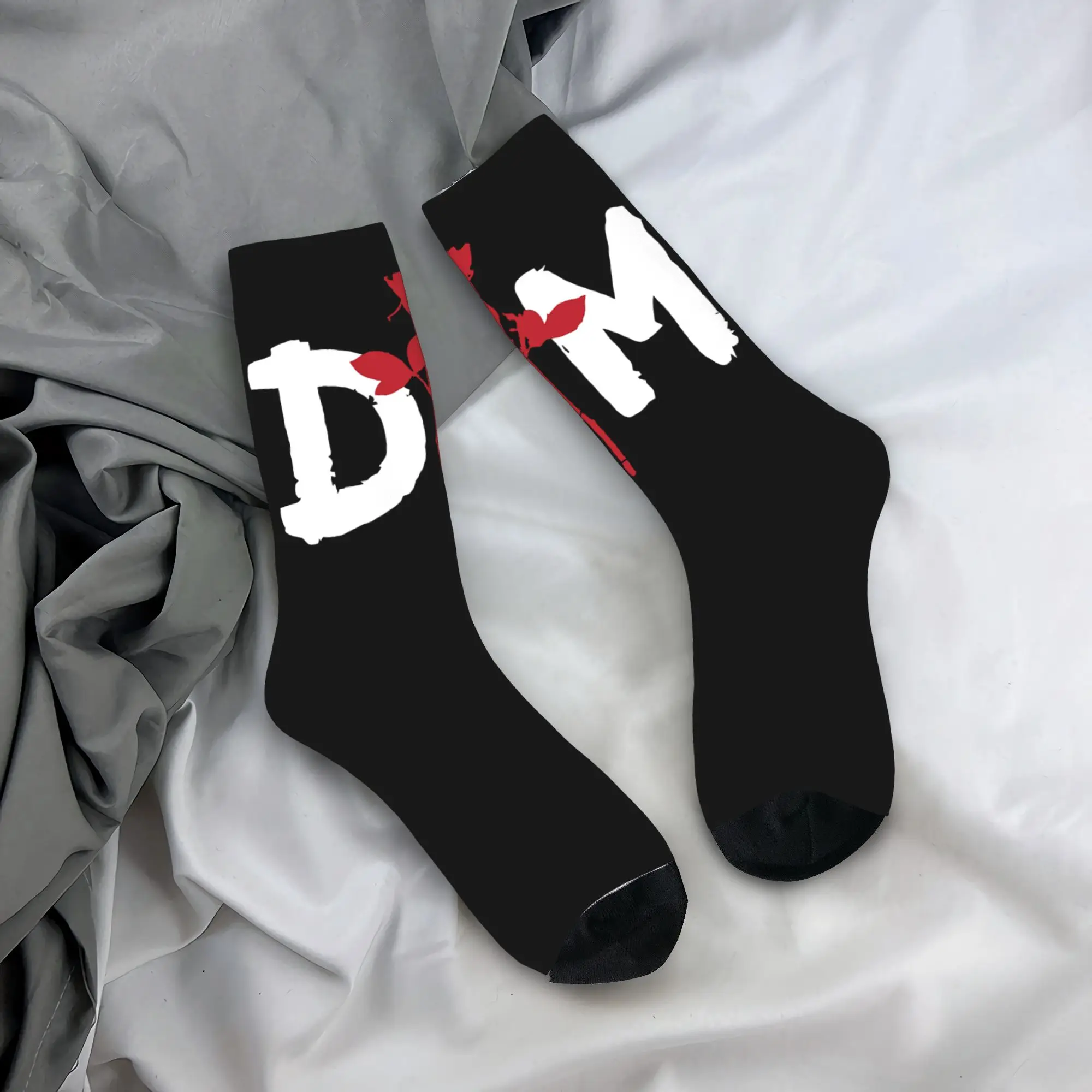 

Custom Electronic Rock Depeche Cool Mode Men's Crew Socks Unisex Kawaii Spring Summer Autumn Winter Dress Socks