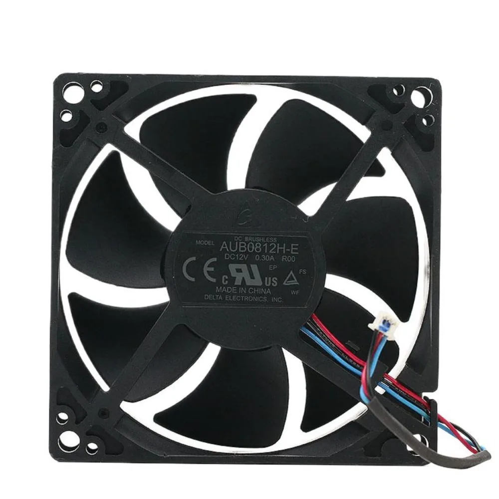 

Original for delta AUB0812H-E ROO 12V 0.3A 8CM 3 wire projector axial cooling fan 3000RPM 35CFM