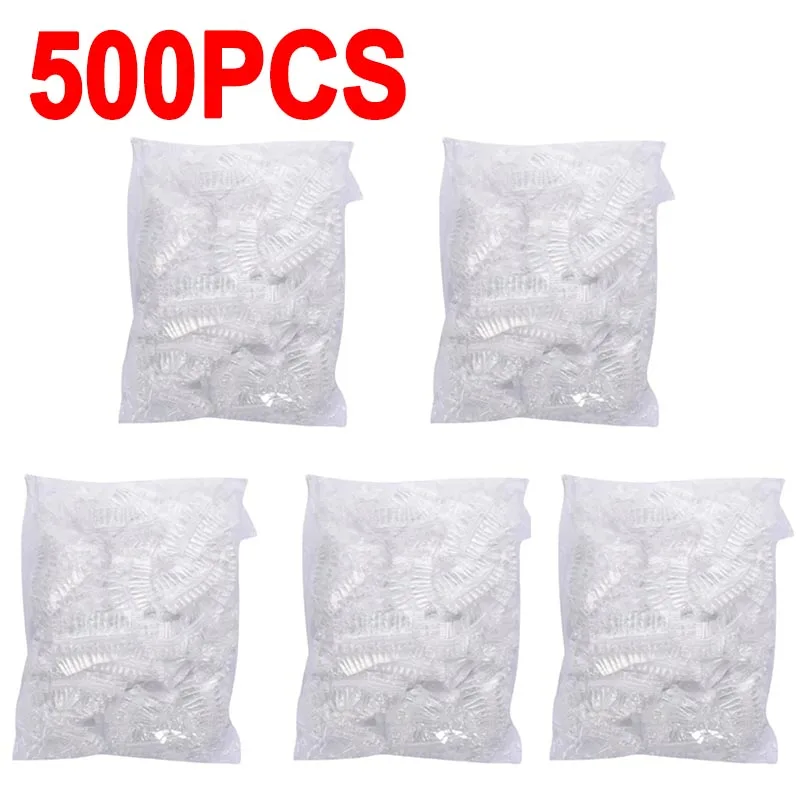 100PCS Disposable Hair Earmuff Dye Shields for Protection