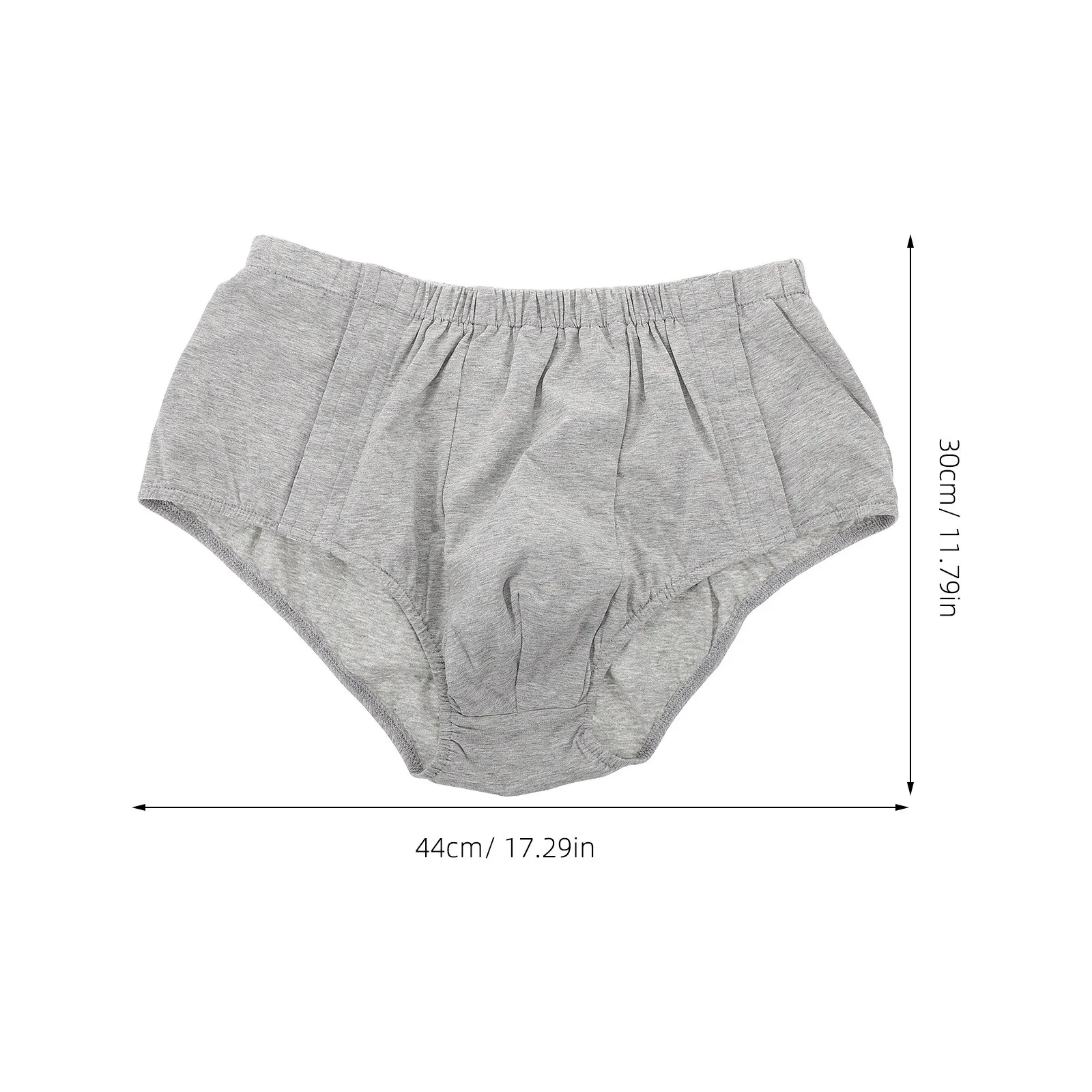 Snap Button Concealed Men's Briefs Easy Open Fracture Adaptive Underwear Rehabilitation Nursing Incontinence Care Cotton
