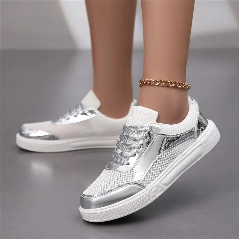 

Women's Mesh Breathable Summer 2025 Flat Low Loafer Women's Shoes Leisure Sports Walking Shoes Sandalias De Mujer Verano 2025