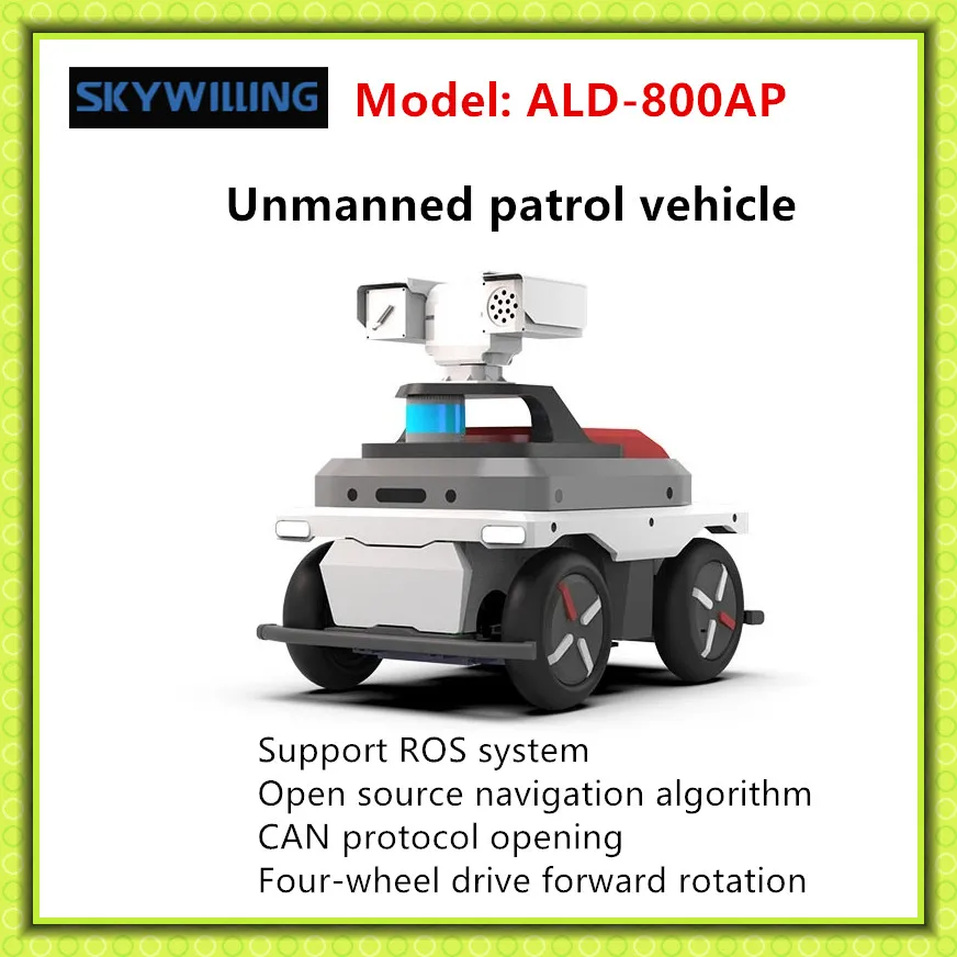 ยานพาหนะลาดตระเวนไร้คนขับ แชสซีควบคุมด้วยลวด การสอน อุปกรณ์พัฒนาการวิจัย การขับขี่ไร้คนขับ รถ ROS