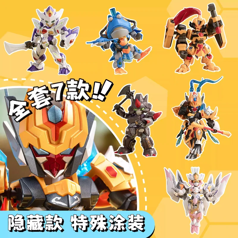 Motore Nucleare Serie di Battaglie Assemblaggio Scatola Cieca Onda 2 Q Versione Sun Wukong Modello di Montaggio Kit Action Figures Alla Moda Toy Boy Regalo