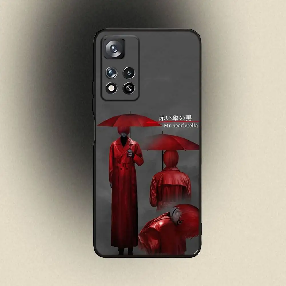 حافظة هاتف Homicipher Scarletella لهاتف سامسونج جالاكسي A 91,80,73,72,53,52,51,22,5G,Plus,J,Note غطاء أسود ناعم