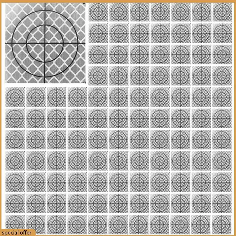 

A68Z 1000Pcs Prism Measurement Reflector Sheet Reflective Tape Target Total Station Tunnel Survey 40X40mm