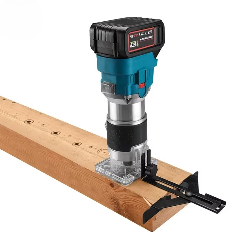 Palm Router Tool Hand Edge Trimmer Li-battery Cordless Compact Wood