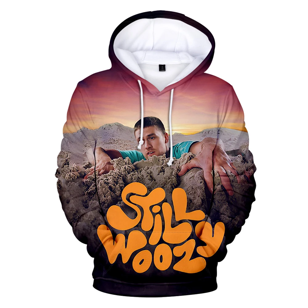 Still Woozy Hoodie 3D Sweatshirt Long Sleeve Women Men's Hoodies American Rapper 90s Youthful Hip Hop Clothes Plus Size