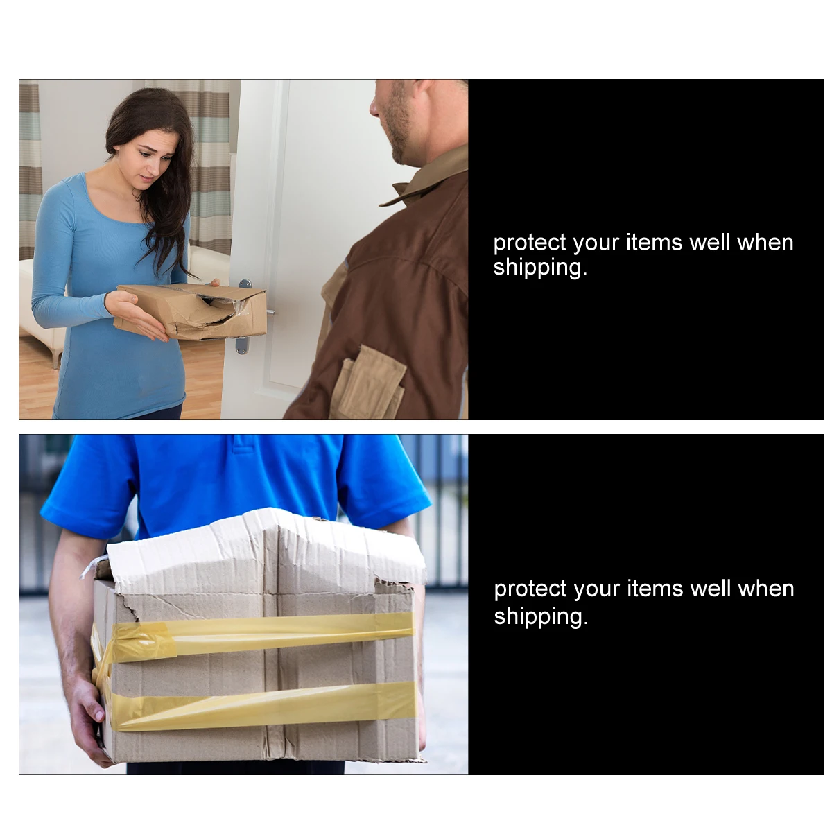 

100 Pcs Waterproof Logistics Bag Package Moving Packaging Bags Storage Containers for Express Thickened Seal