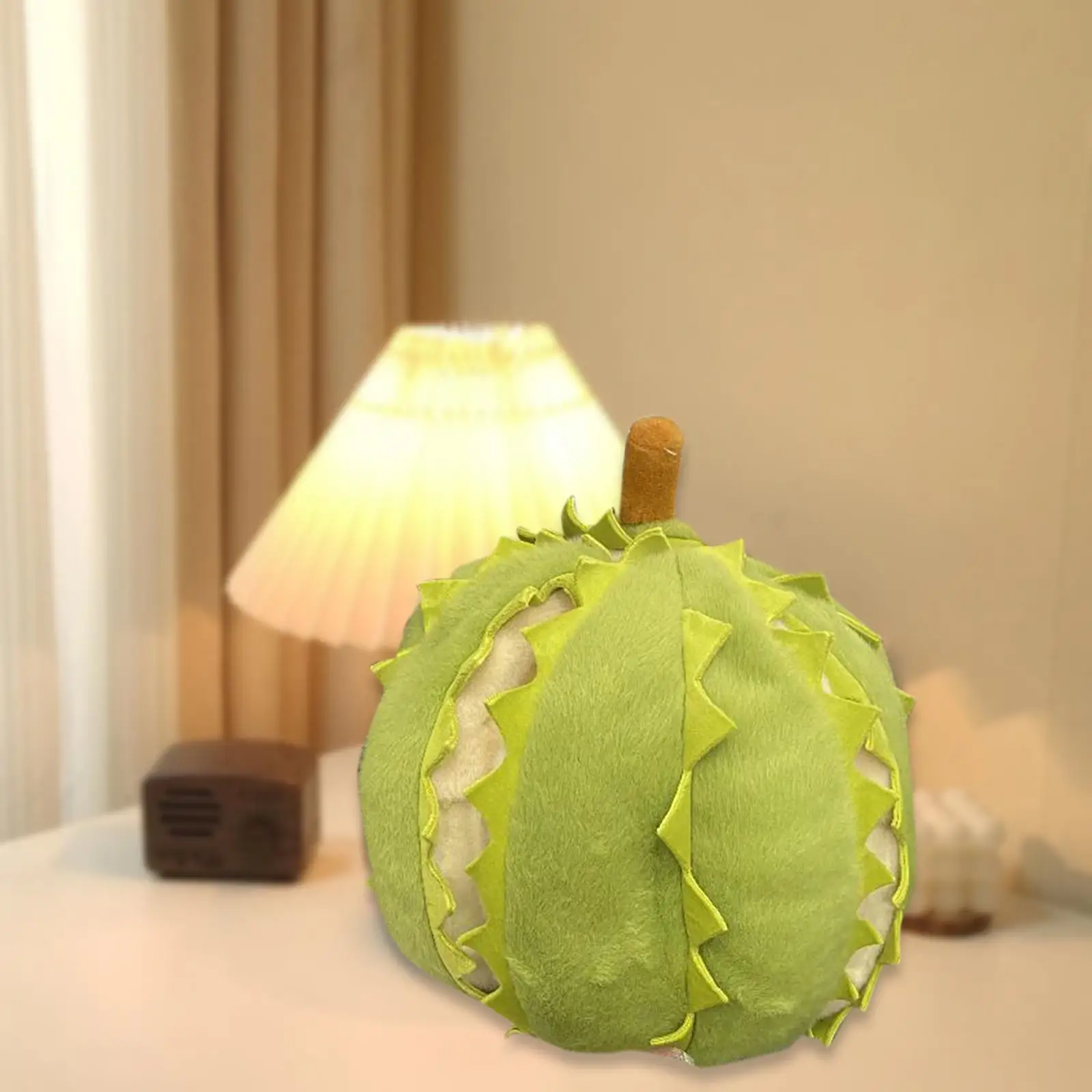 Jouet de beurre Durian en peluche, oreiller de fruits à câliner confortable, ornement d'anniversaire