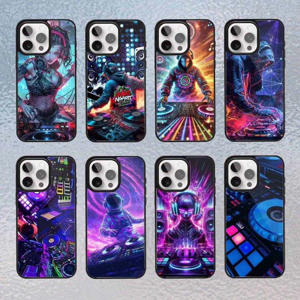 

DJ Mixer Music Phone Cas Phone Case for iPhone 17,16,15,14,13,12,11 Plus,Pro Max Magnetic Wireless Charging Cover