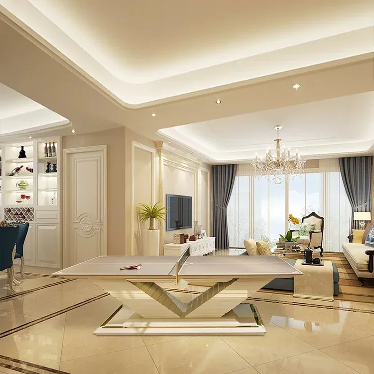 Table de Tennis de Table Rectangulaire Moderne, Multifonctionnelle, pour Conférence, Sports en Nik