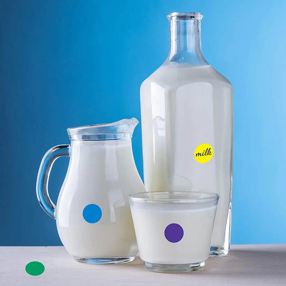 

1400pcs Round Sealing Labels Colorful Dot Stickers For Organization Home Storage Self-Adhesive Coding Labels Envelopes Gift