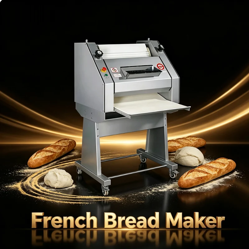 Large Capacity Baking Bread Drum Forming Machine Spit Method Stick Bread Machine Long Bar Bread Embryo Making Machine