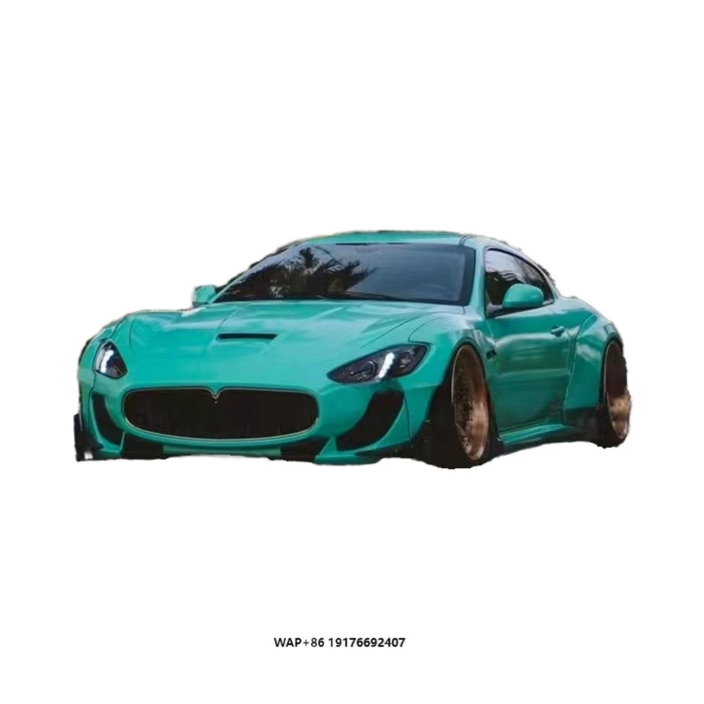New for GT Gran Turismo Wide-body Kit LB-style Front Lip Diffuser Spoiler Hood