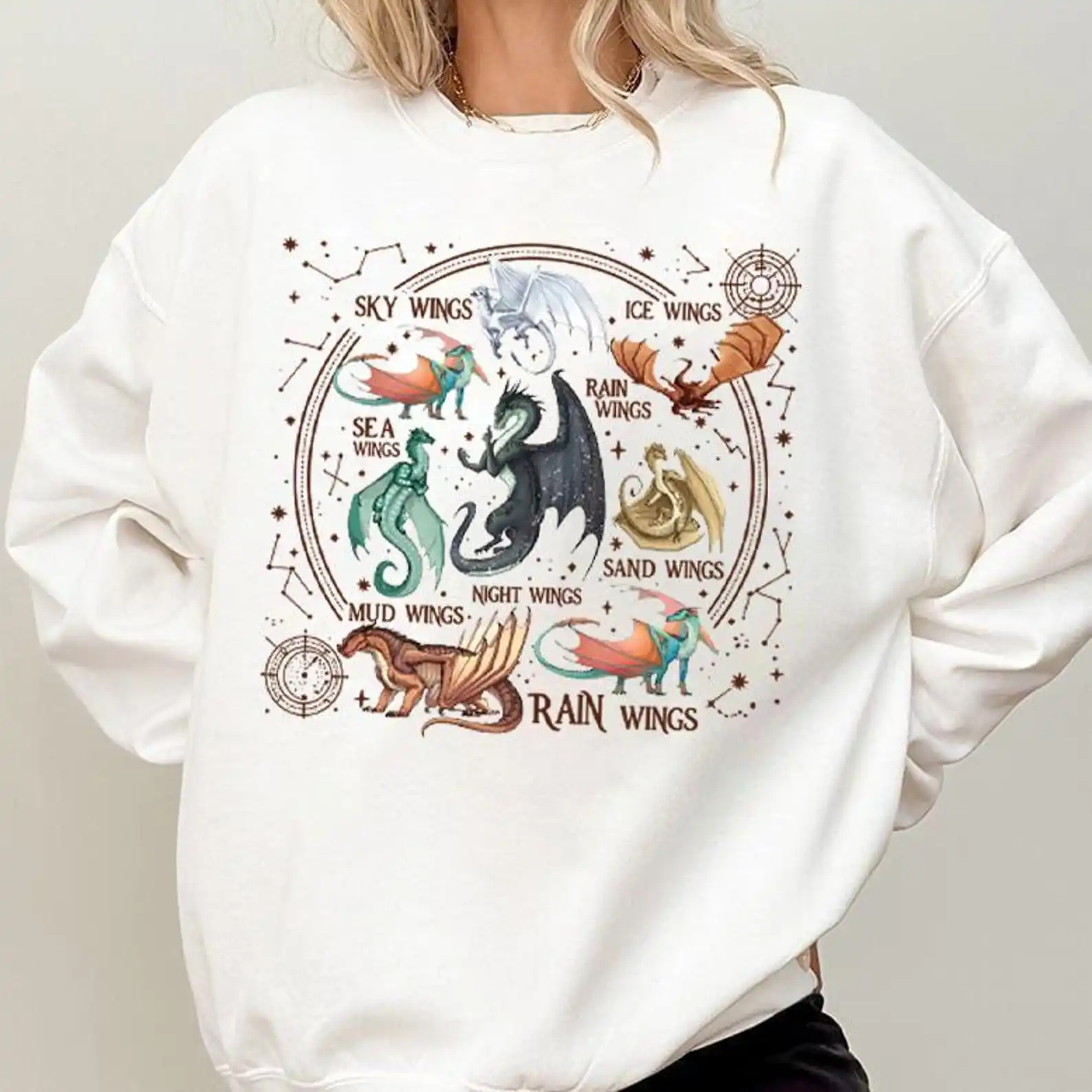 Wings of Fire Dragons Shirt, Queen of Pyrrhia Tshirt, Nightwings Seawings Icewings Top, Dragon Lover Gift, Queen of Pyrrhia Tee