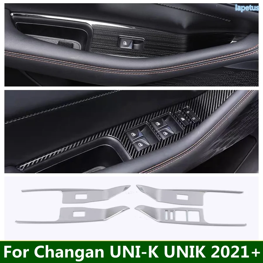 

Window Glass Lift Down Control Switch Button Decoration Panel Cover Trim Fit For Changan Uni-k Unik 2021 - 2024 Car Accessories