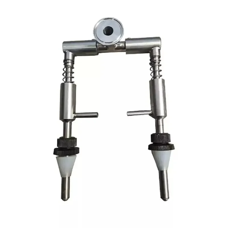 Anti-Drip Filling Machine Accessory, 304 Stainless Steel Gravity Filling Head for Liquid & Paste