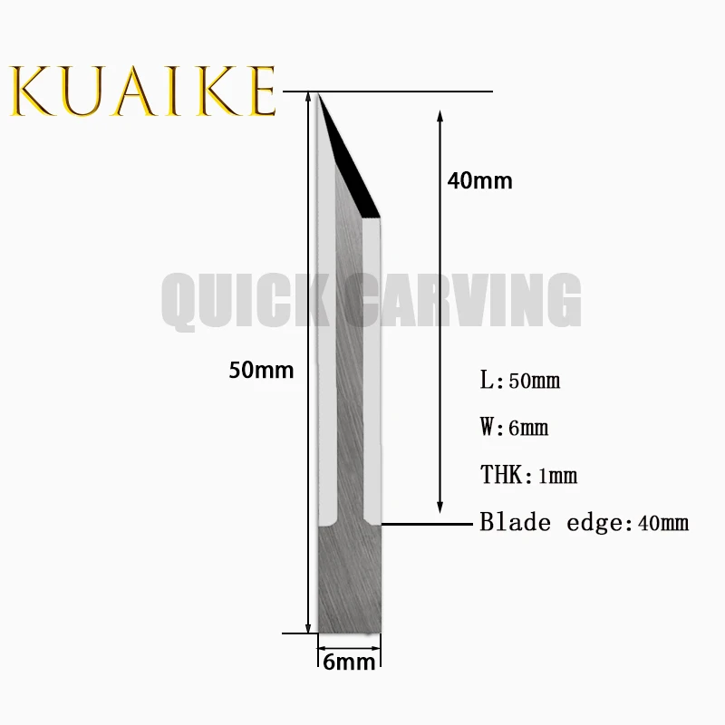 5 قطعة JWEI AOL IECHO AOKE ATOM EMMA حافة مزدوجة إطالة سماكة كربيد التنغستن إيفا PE Foma PVC قطع تهتز شفرة