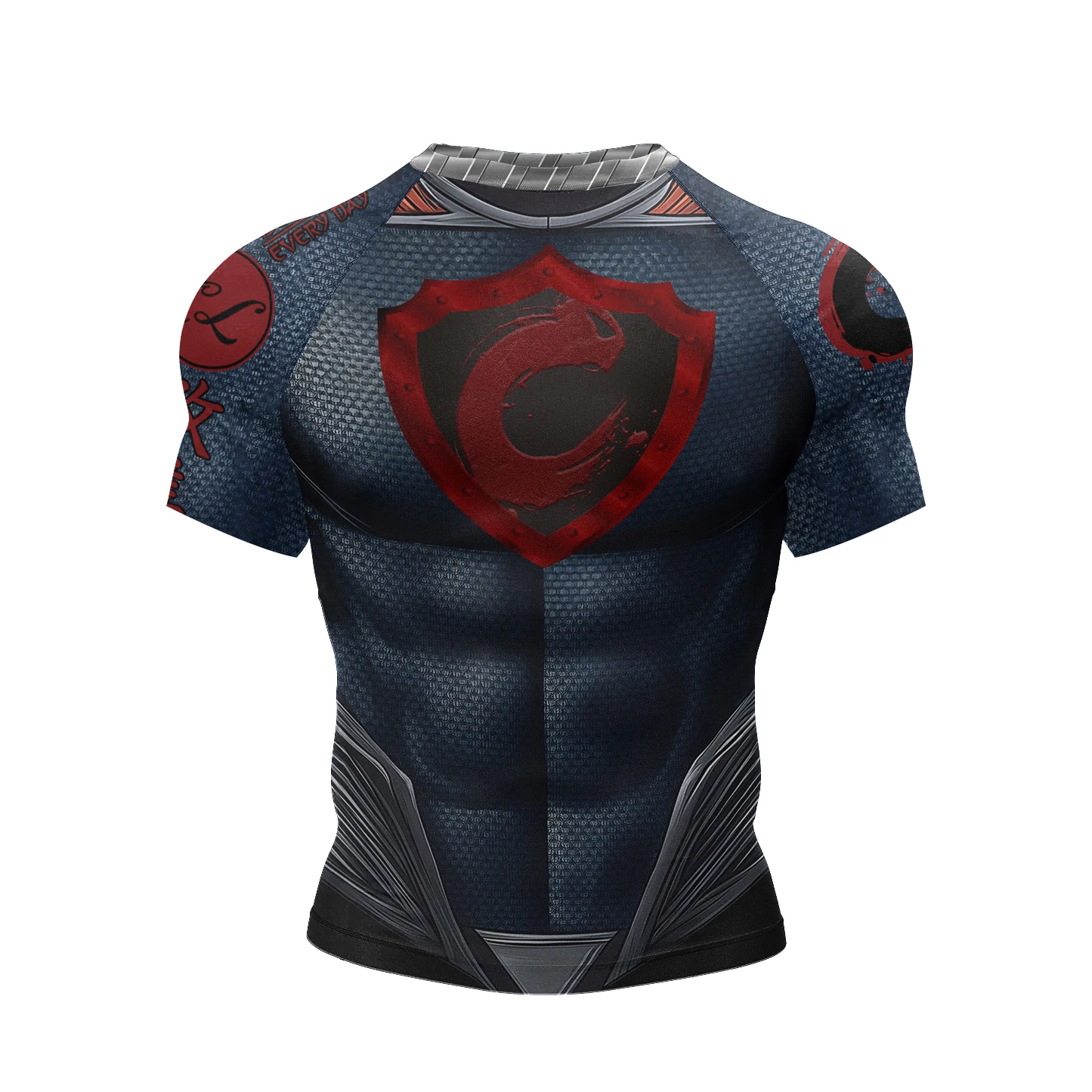Cody Lundin No gi Bjj jiu jitsu kickboxing Training Rashguard Polyester Spandex Compression Sublimation Sports Men T-Shirts
