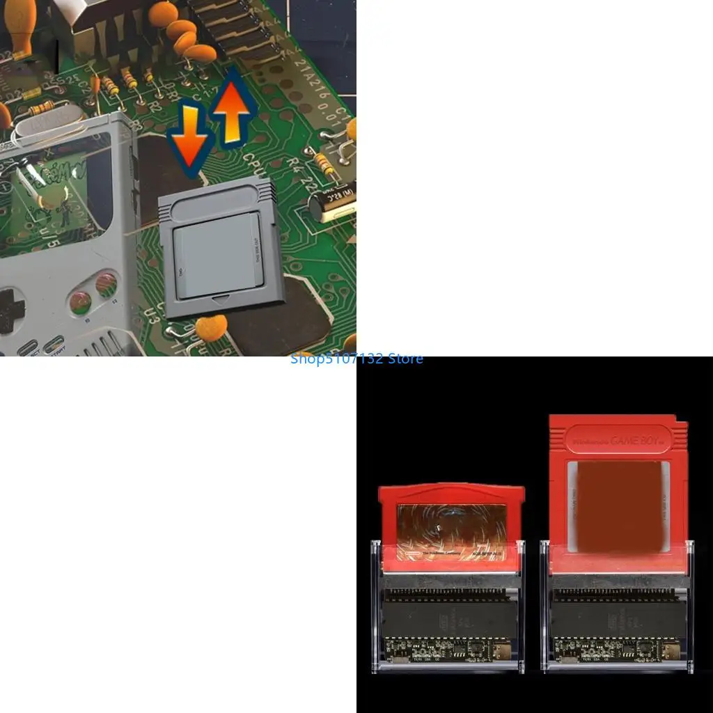 

87HD Reader Writer Game Cartridge Backup Adapter Connector Retro Game Console Replace Accessories Suitable for GB GBC