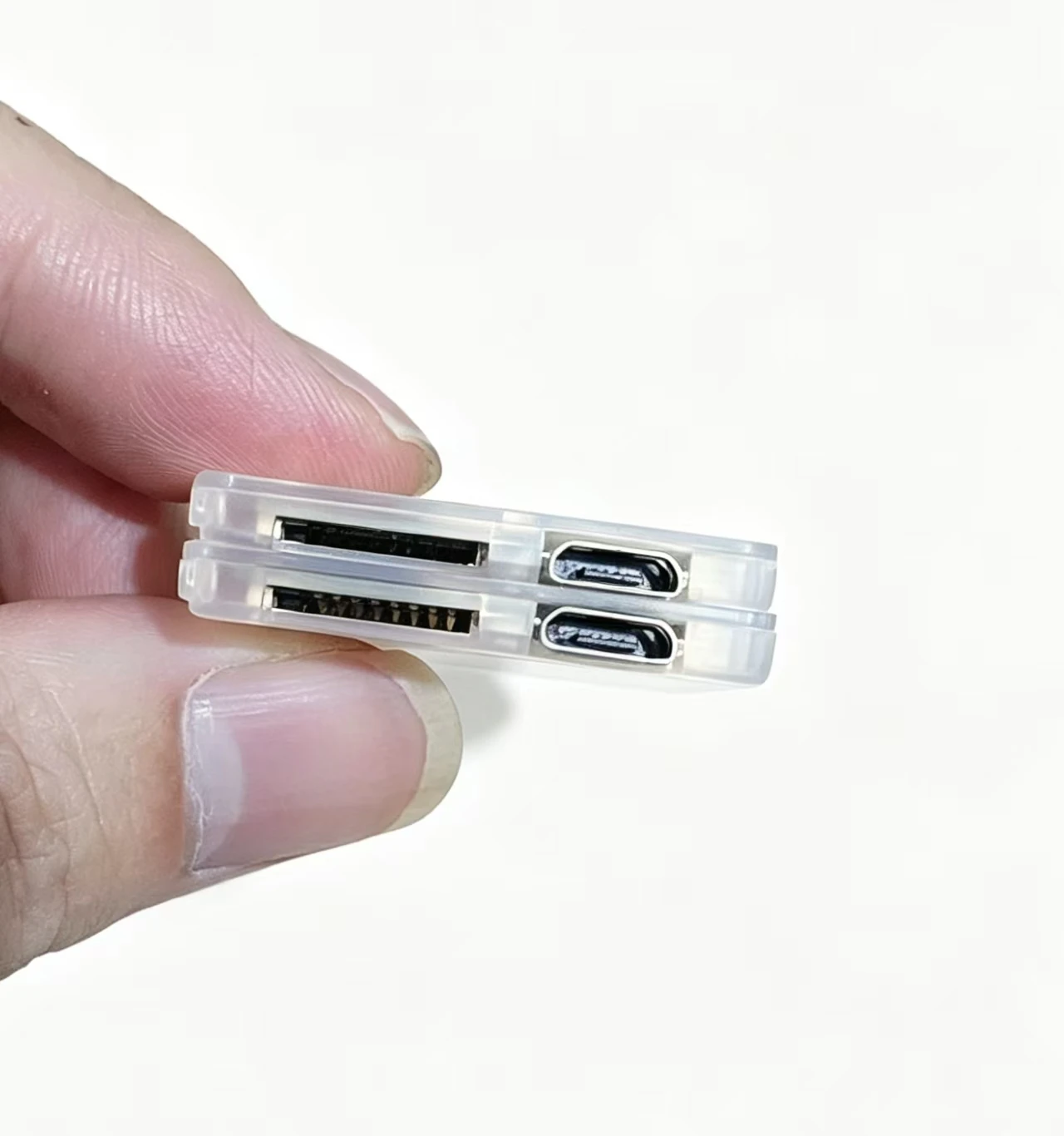 Packaged USB Transparent DSpico for DS, NDSL, DSi, 3DS Consoles Game Reader Adapter 16 MBit With LED RP2040