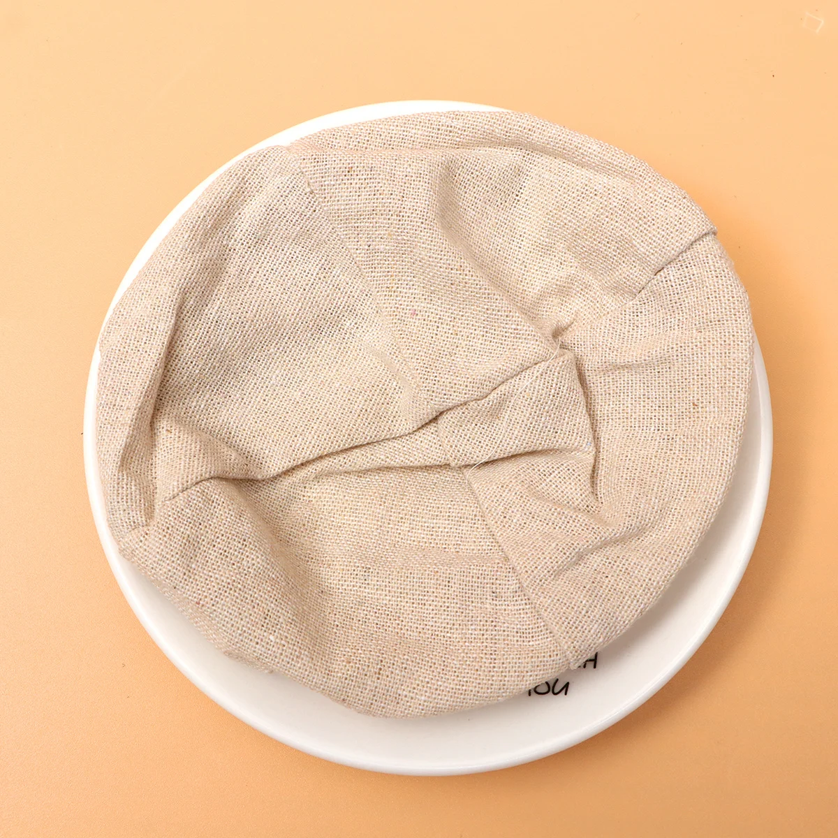 

2Pcs Bread Basket Cloth Cover Round Linen Fermentation Liner Dough Baking Supplies Kitchen Tool Home 13x6cm
