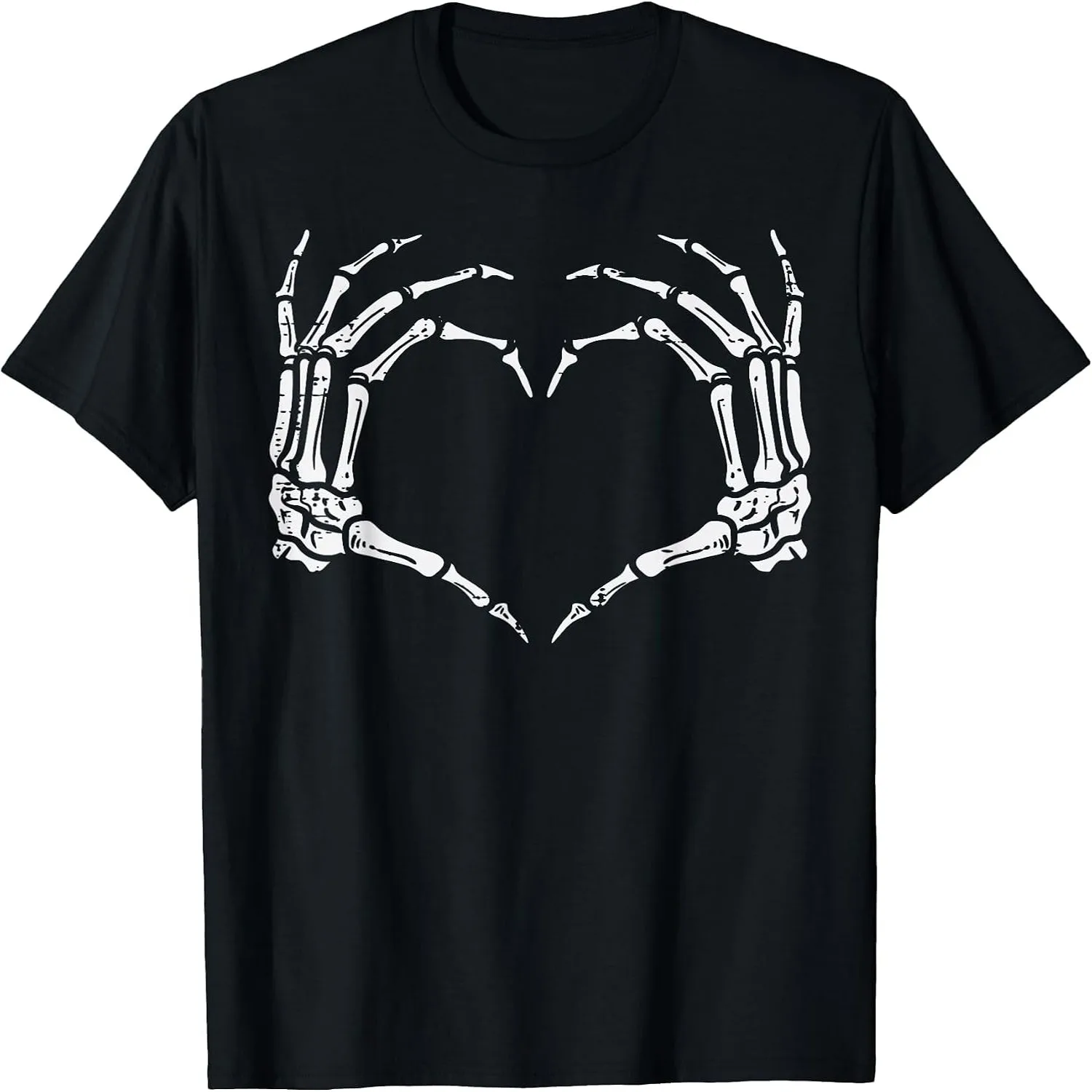 Skeleton Hands Heart Sign Retro Halloween Costume Women Girl T-Shirt Halloween t-shirt, Gift tee,