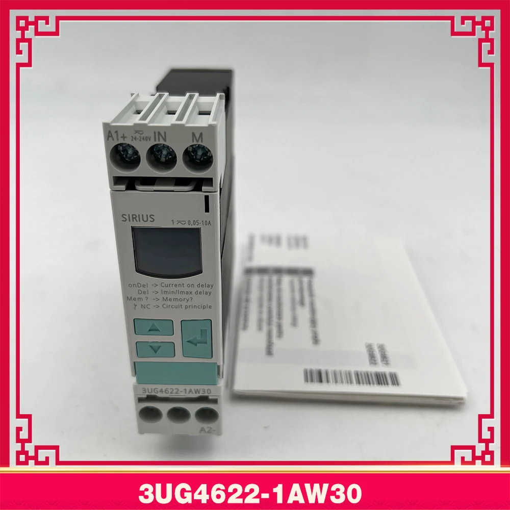 For Siemens Digital Monitoring Relay Current Monitoring, 22.5 mm from 0.05-10 A AC/DC 0vershoot and Undershoot 3UG4622-1AW30