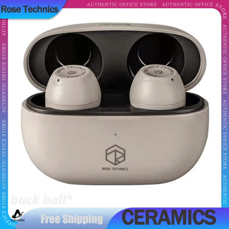 

Roseselsa Ceramics Earphones In-Ear Sound Tws Hifi Bluetooth Wireless Earbuds Enc Noise Reduction Anc Music Gaming Earphone Gift