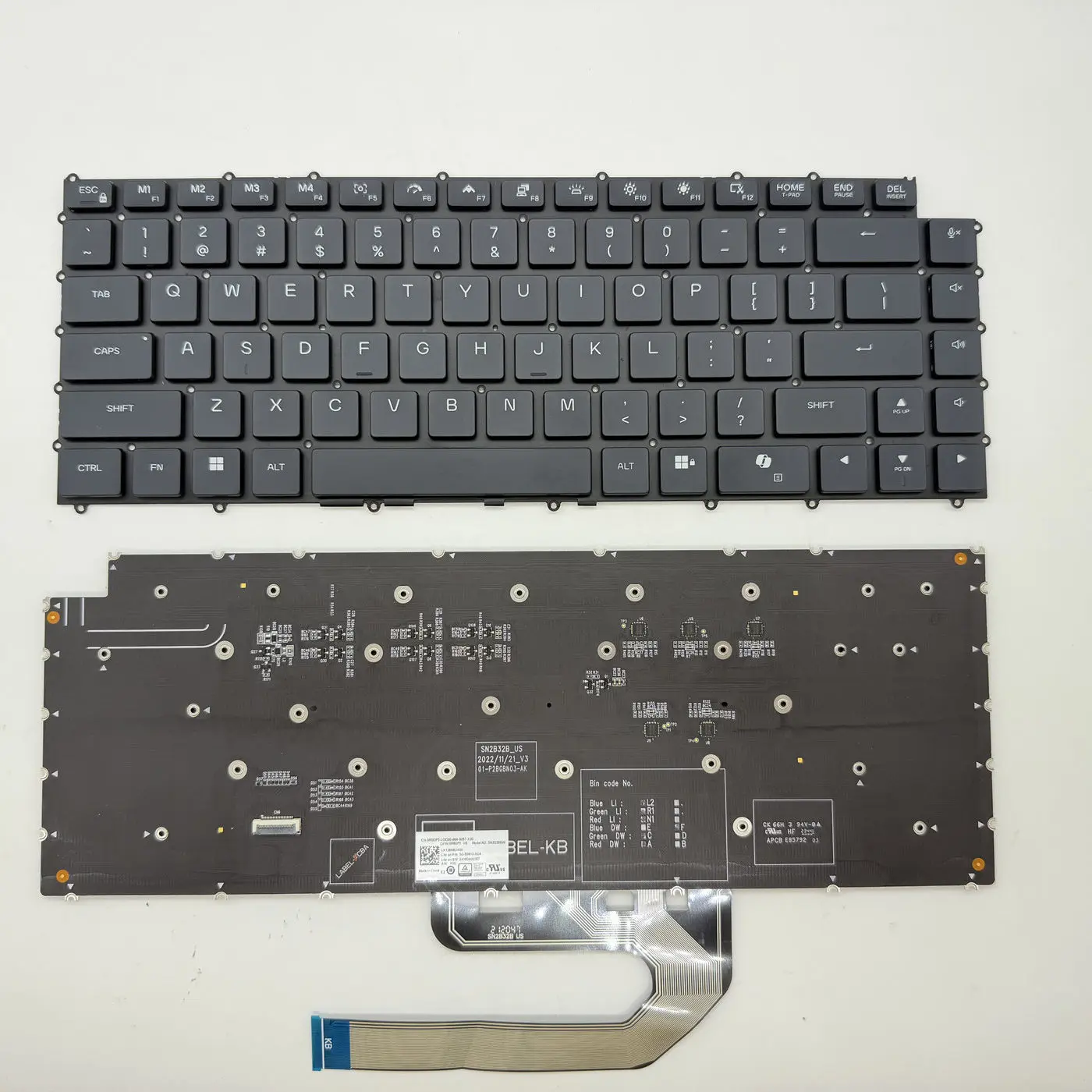 1pcs For Dell Alienware 16 Area-51 Keyboard Built-in Keyboard for Laptops 03W7DM