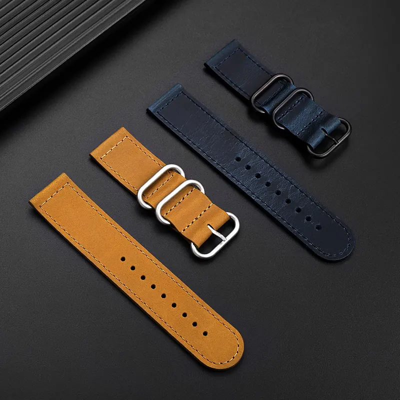 男性用レザーウォッチストラップ,カカシオマウンテンバイク用改造腕時計,PRG-600,650y,PRW-6600Y,ybシリーズ,24mm