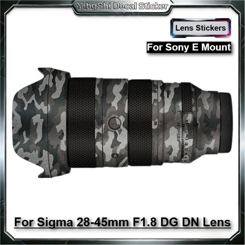 

Защитная наклейка-пленка для объектива Sigma 28-45mm F1.8 DG DN для Sony E Mount, защита корпуса, антицарапийное покрытие