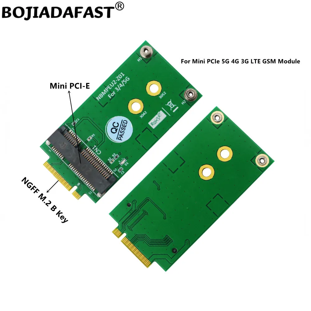 

Интерфейс NGFF M.2 B-Key к MPCIe Mini PCI-E, карта адаптера беспроводного модуля для 5G 4G LTE WWAN, GSM-модем