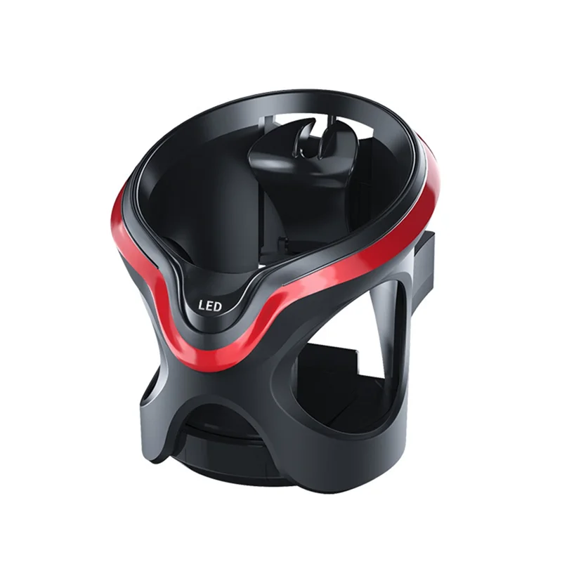 

A11M-Multifunctional Car Cup Holder With LED Light Anti-Shake Easy To Install Automotive Air Vent Cup Car Accessories