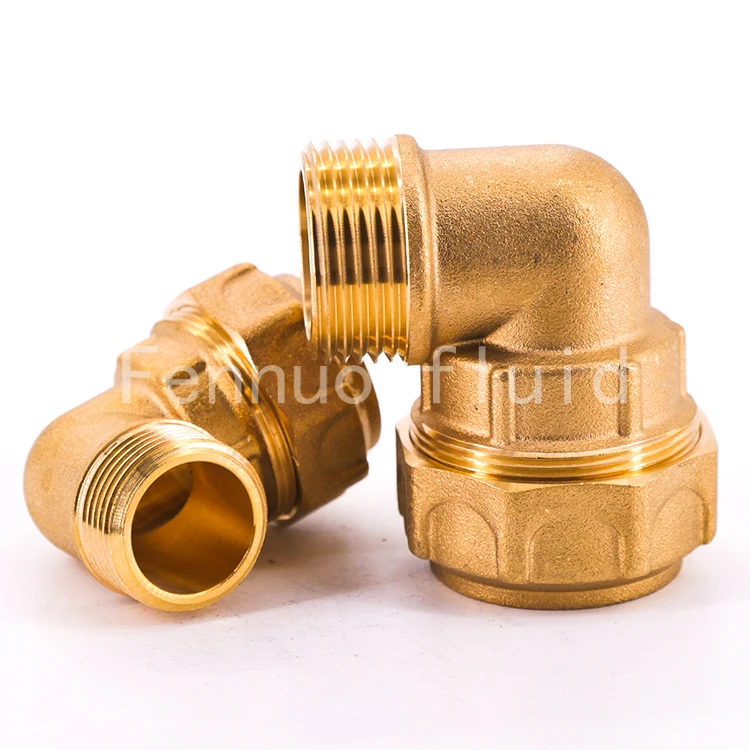 OEM&ODM  Customized Pipe brass forged PE Compression Fitting PPR Compression fitting