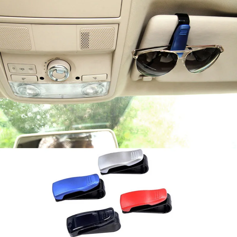 Hot Auto Fastener Cip Clip Auto Accessories ABS Car Vehicle Sun Visor Sunglasses Eyeglasses Glasses Case Ticket Holder Clip