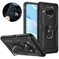 Armor Case For Xiaomi Mi 10T Lite 5G Magnetic Ring Holder Stand Cover For Mi Note 10 10T Pro Xiaomi 10 T Pro Mi10 Phone Cases