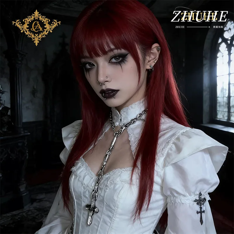 

Layerable Gothic Thorn Sword Pendant Necklace, Copper Jewelry Accessories for Women & Men, Punk Choker Chain, Unisex Dark Aesthe