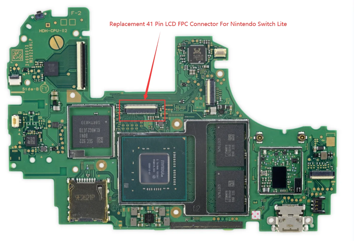 5PCS For Nintendo Switch Lite LCD Display Screen 41 Pin FPC Connector Plug Socket fpc nintend switch LCD FPC Connector