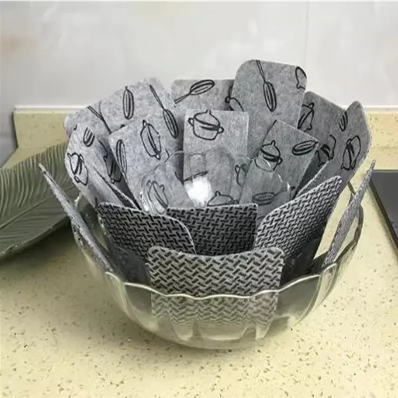 3/12pcs Pot and Pan Protectors Pot Dividers Pad Non-woven 3 Sizes Pans Separator Pads for Protecting Separators Pads Cookware