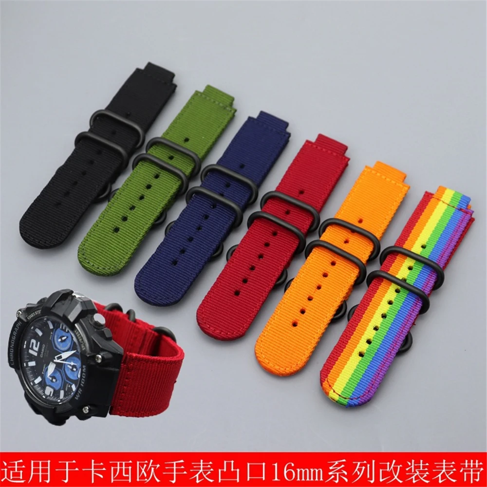 Nylon strap for Casio G-Shock DW-5610 DW5600 sports climbing watchband Bracelet for casio GW-B5600 DW-5000 GLX-5600 pin buckle