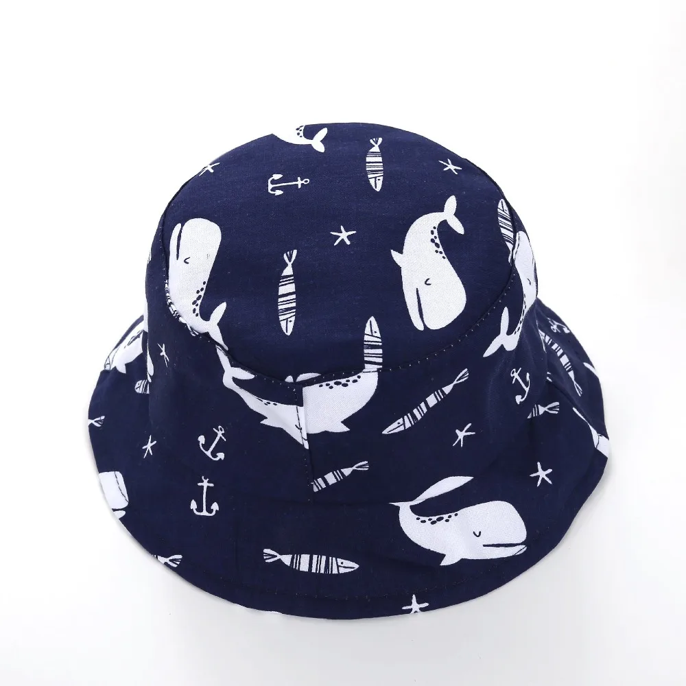 Cartoon Baby Sun Hat Hot Sale Trendy Breathable Bucket Hat Anti-uv Baby Fisherman Hat Boys Girls