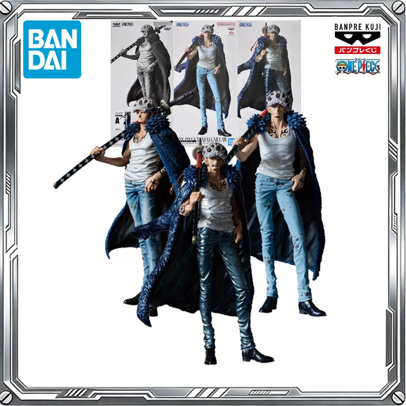 

Оригинальные фигурки Bandai BANPRE KUJI PREMIUM One Piece Anime TRAFALGAR LAW, игрушки для мальчиков и девочек, подарки, коллекционная модель