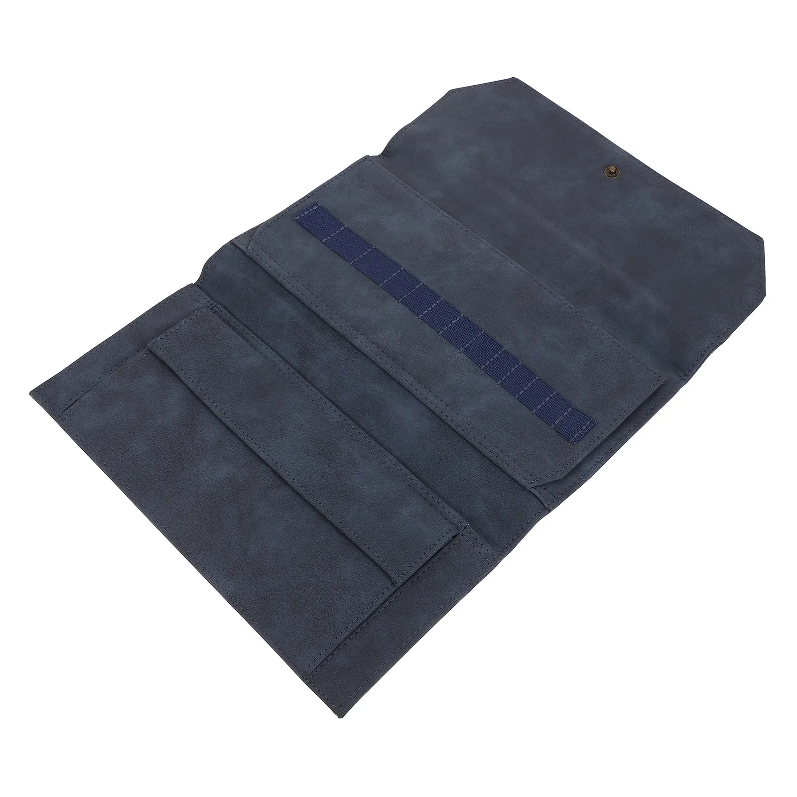 

Circular Needle Organizer PU Knitting Needle Storage Pouch with 13 Elastic Slots Portable Travel Case for Crochet Hooks