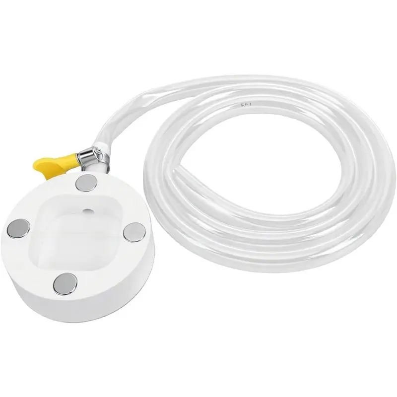 A21Q -Magnetic Window AC Drain Kit Magnetic Drain Adapter With Transparent 6FT PVC Hose And Stainless Steel Clamp