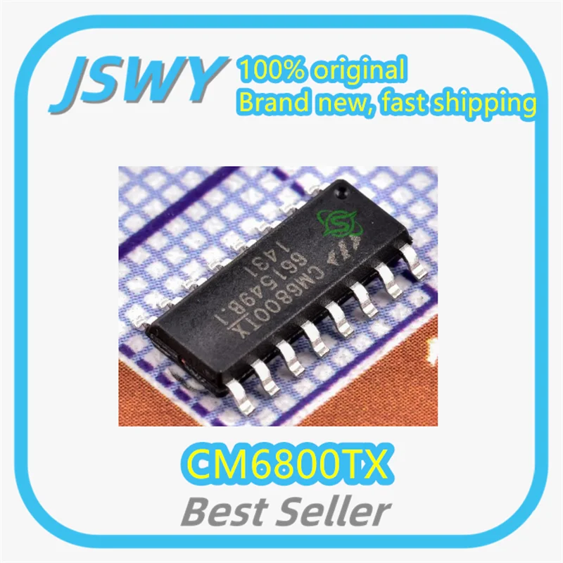 (10/50pcs) CM6800TX CM6800TXISTR SOP-16 LCD Power Management IC Genuine Original Electronics for Consumer Electronics Market